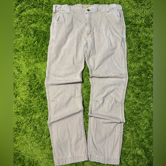 Tan Baggy Carhartt Jeans - Picture 1 of 6